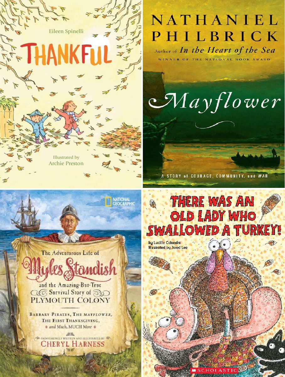 Looking for books to get kids into the Thanksgiving spirit? These should fit the bill